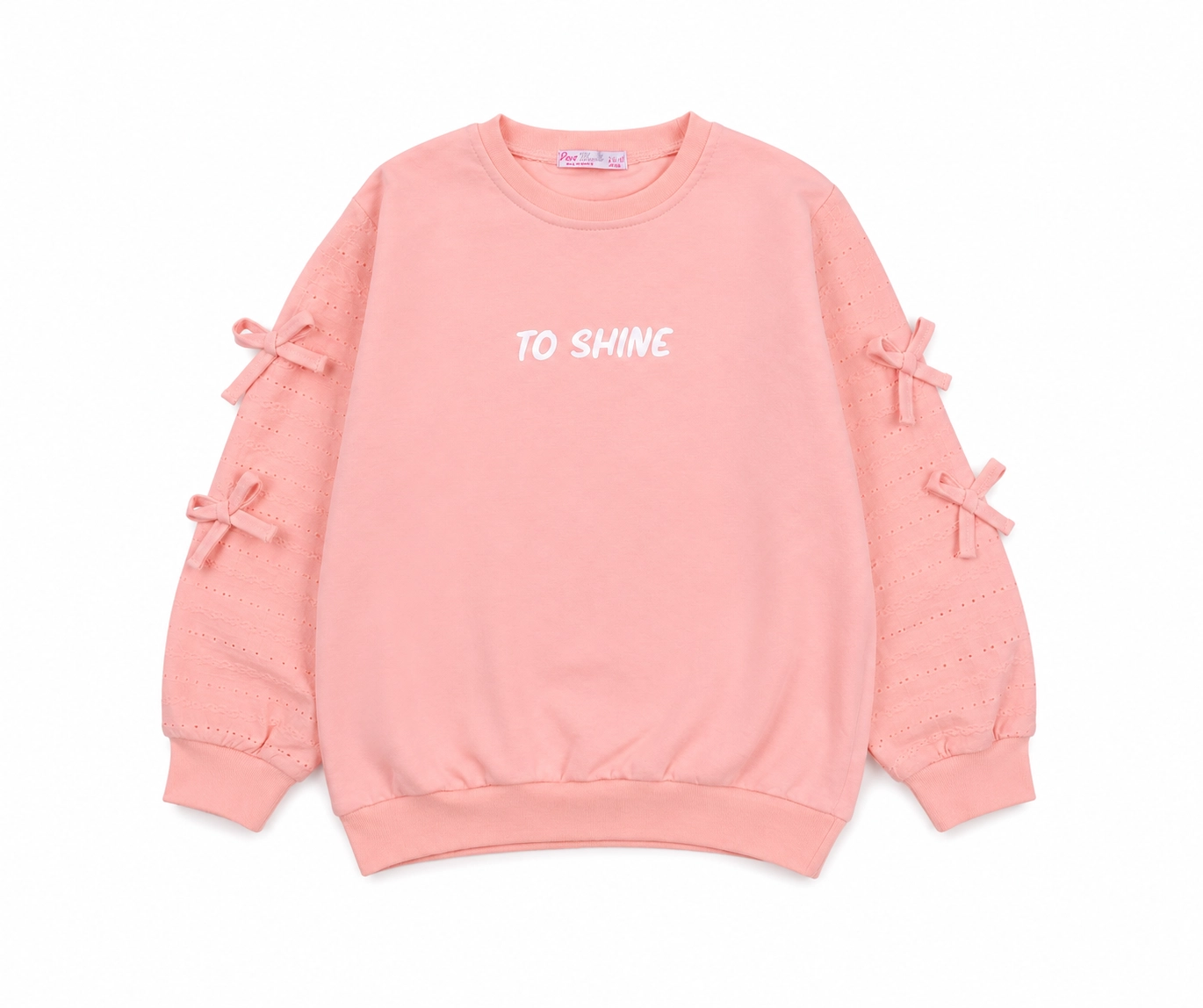 To Shine Fiyonklu Kız Çocuk Sweatshirt 5-8 Yaş