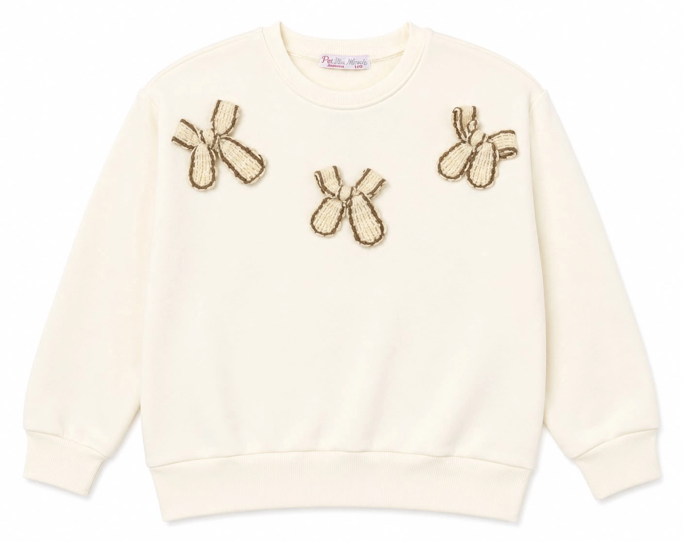 Fiyonklu 3 İplik Sweatshirt 5-8 Yaş