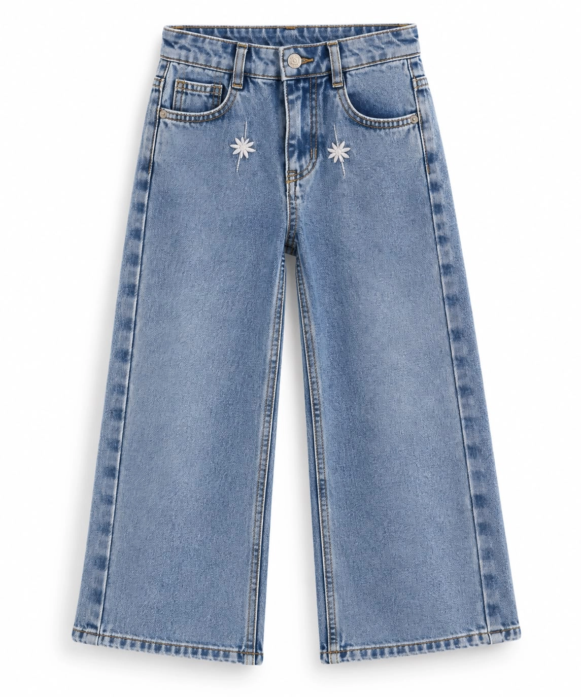 Kız Kot Pantolon 6-10 Yaş