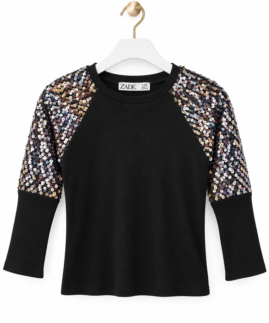 Çiçek Detaylı Kız Çocuk Sweatshirt 9-16 Yaş
