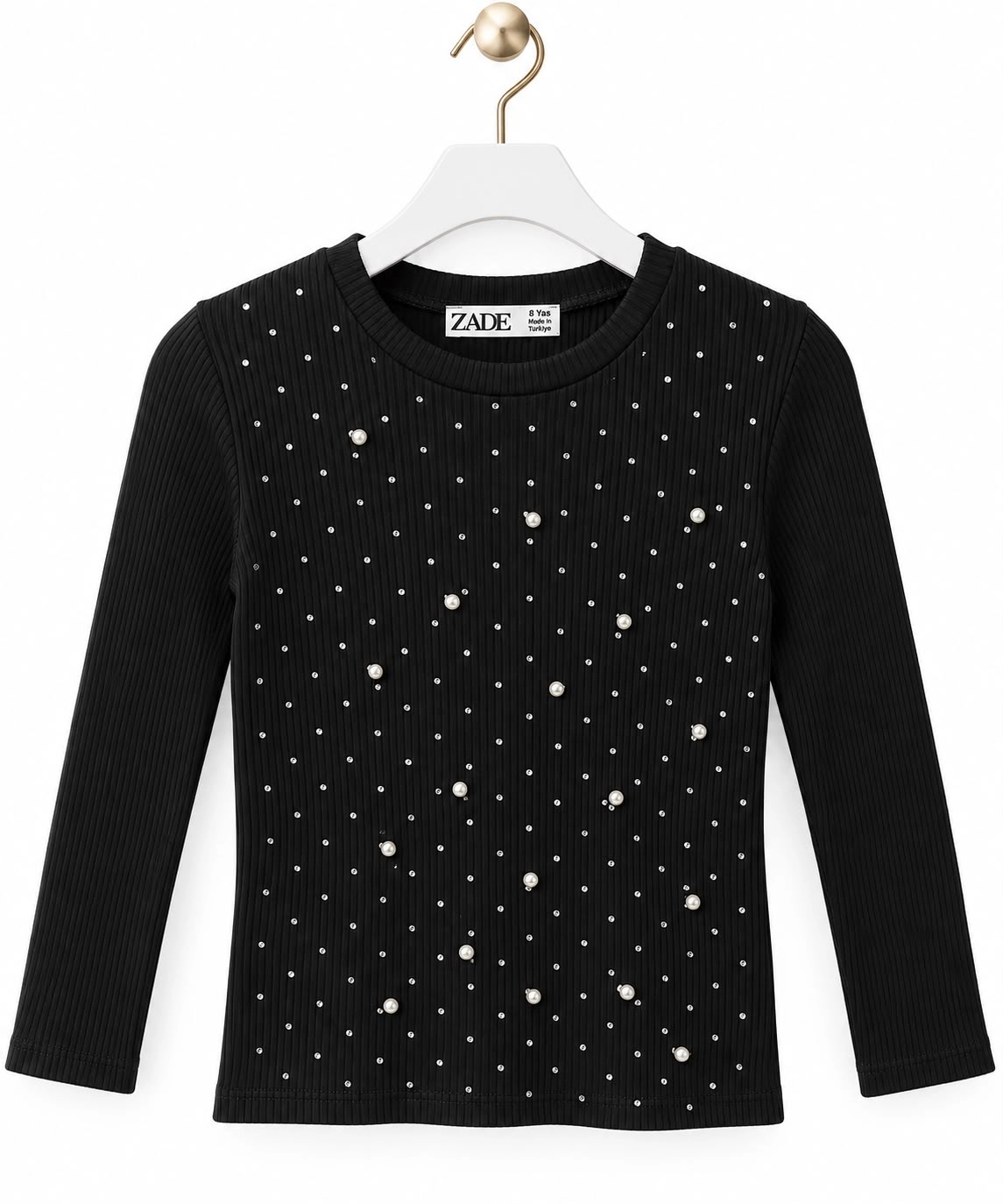 Çiçek Detaylı Kız Çocuk Sweatshirt 9-16 Yaş